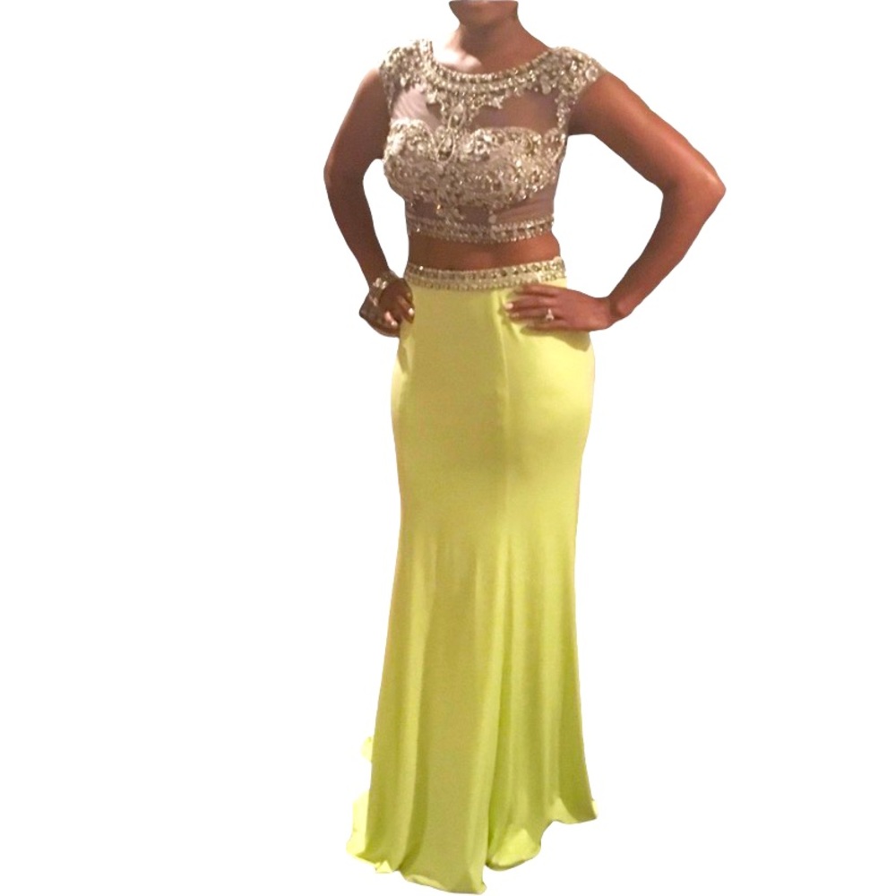 2 piece gown